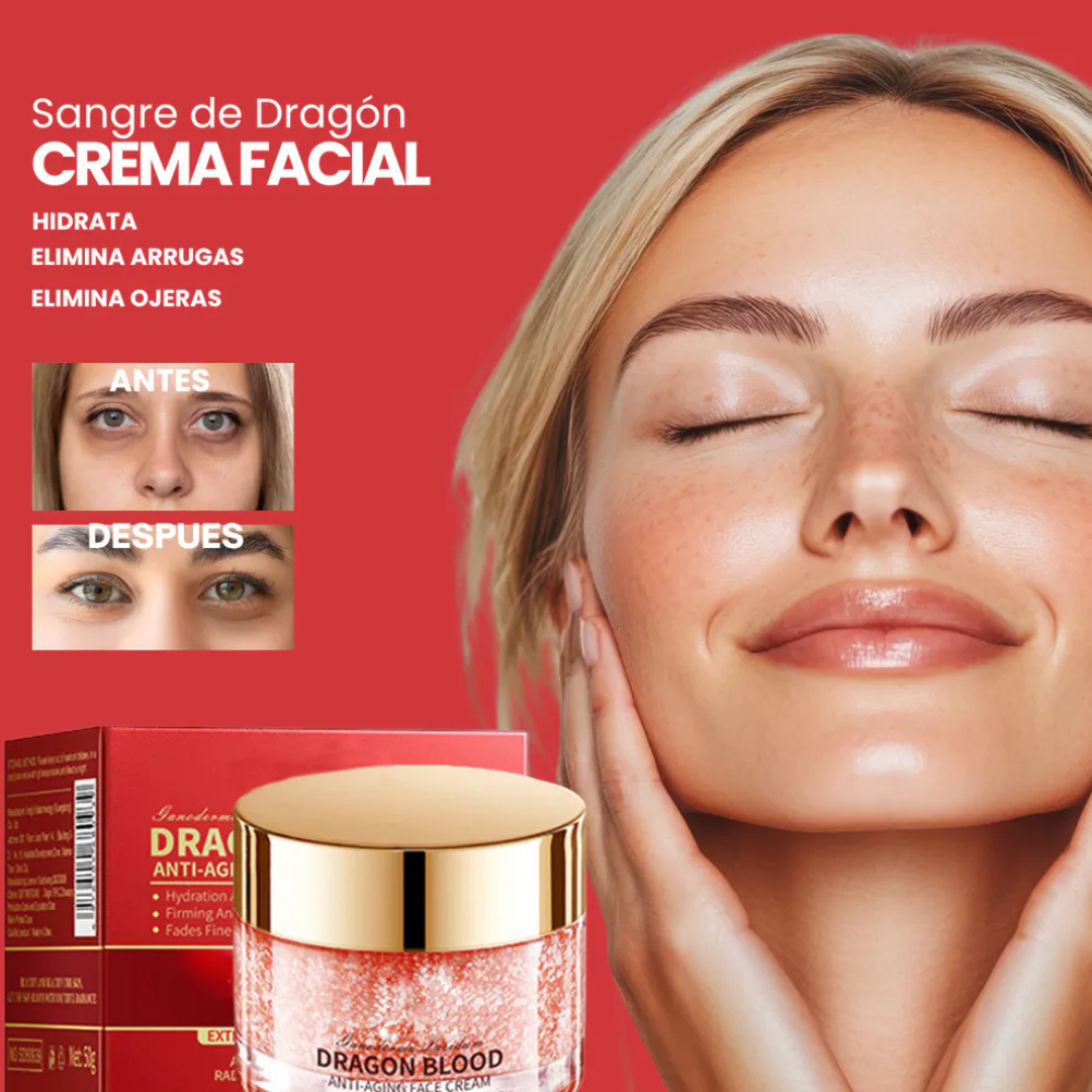 Crema AntiEdad Sangre de Dragón – Reafirma la Piel y Suaviza Arrugas