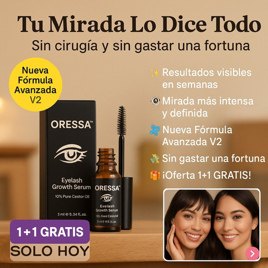 Suero nutritivo para pestañas más largas y fuertes en 30 días. - Oressa™